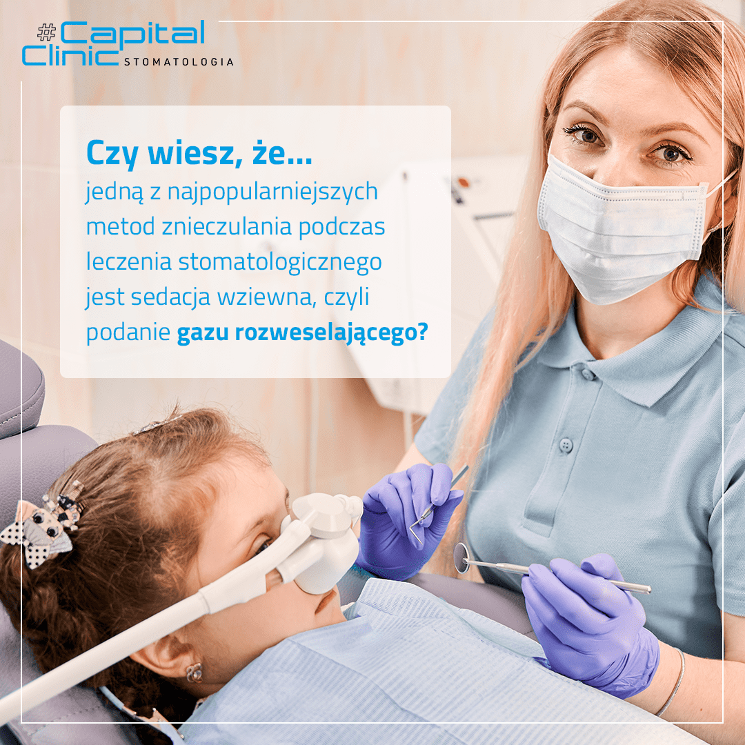 Gaz rozweselający - znieczulenie stomatologiczne